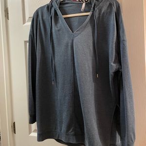 Blue z supply hooded top